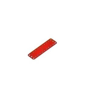 Plaque flexible 140 x 40 mm metal rouge 3 x 11 tr