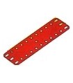 Plaque flexible 140 x 40 mm metal rouge 3 x 11 tr