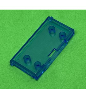 Mj couvercle petit coffre bleu transparent