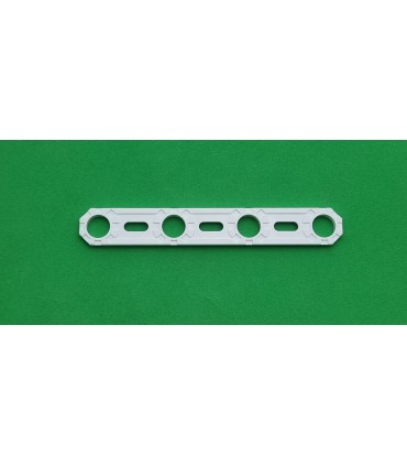 NMJ flat strip 4 holes white