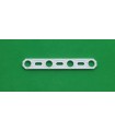 NMJ flat strip 4 holes white