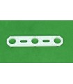 NMJ flat strip 3 holes white