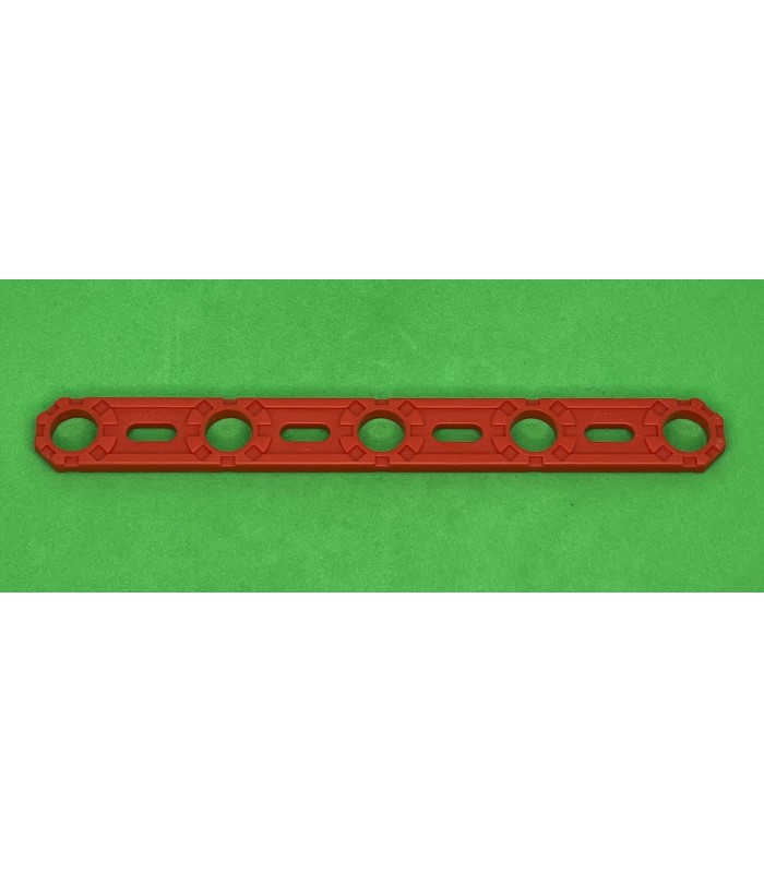 NMJ flat strip 5 holes red NMJ flat strip 5 holes red