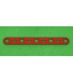 NMJ flat strip 5 holes red