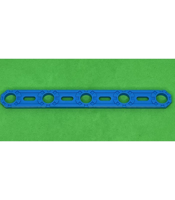 NMJ flat strip 5 holes light blue