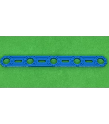 NMJ flat strip 5 holes light blue
