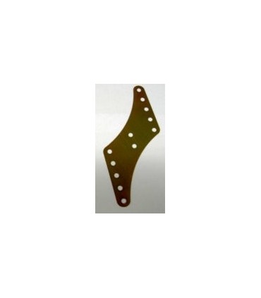 Plaque 1/2 y flexible l126mm orange