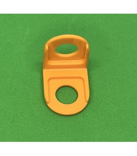 Mj right angle bracket small 1x1 mandarin orange