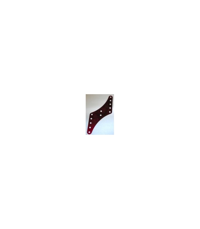 Plaque 1/2 y flexible l126mm rouge Plaque 1/2 y flexible l126mm rouge