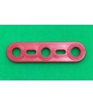 Mj flat strip 3 holes grenadine red