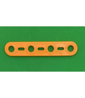 Mj flat strip 4 holes mandarin orange