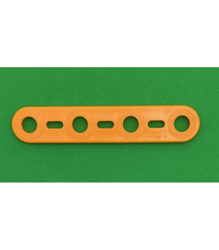 Mj flat strip 4 holes mandarin orange Mj flat strip 4 holes mandarin orange