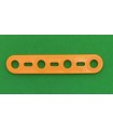 Mj flat strip 4 holes mandarin orange