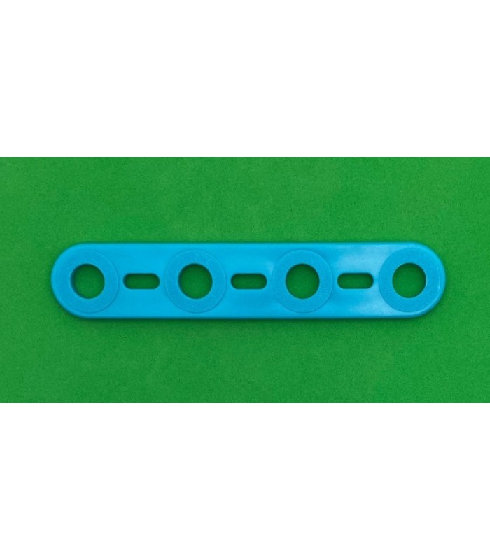 Mj flat strip 4 holes turquoise blue Mj flat strip 4 holes turquoise blue