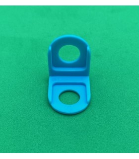 Mj right angle bracket small 1x1 light turquoise blue