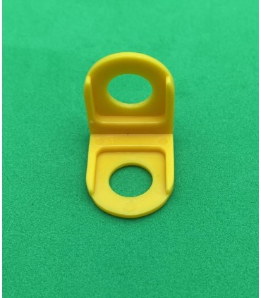 Mj right angle bracket small 1x1 saffron yellow