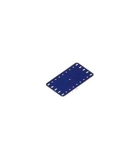 Plaque 115 x 60 mm plastique  bleu