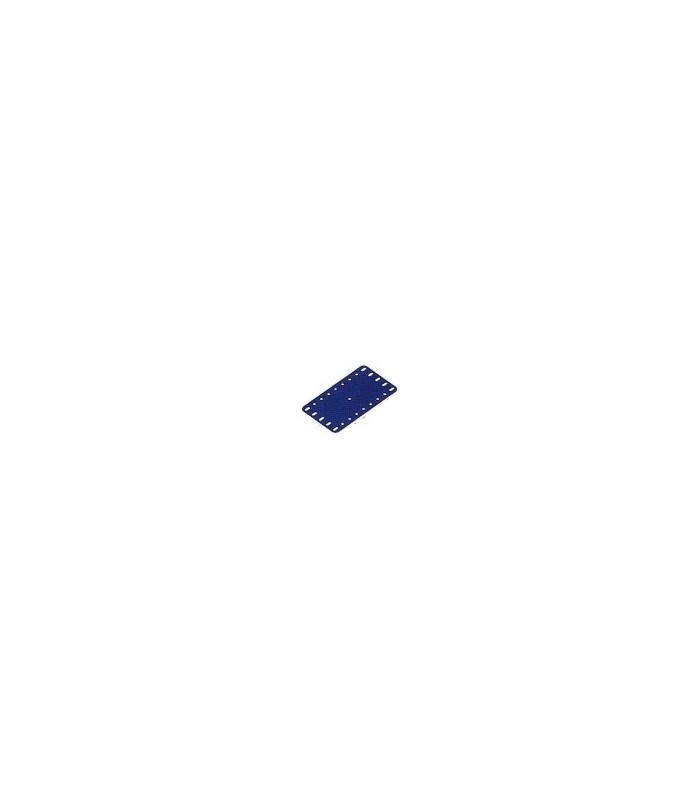 Plaque 115 x 60 mm plastique bleu Plaque 115 x 60 mm plastique bleu