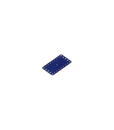 Plaque 115 x 60 mm plastique  bleu