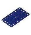Plaque 115 x 60 mm plastique  bleu