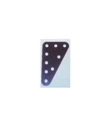Plaque flex triang. 60 x 40 mm violet