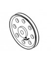 Plastic Pulley without hubb ø38 mm black