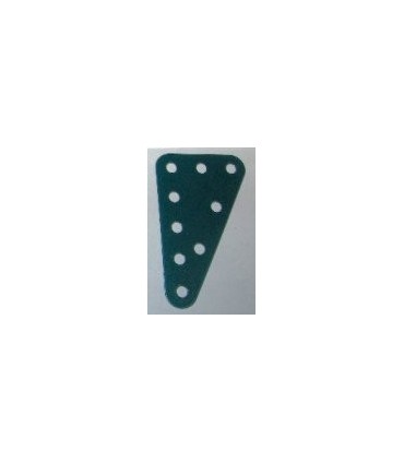 Plaque flex triang. 60 x 40 mm bleu