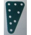 Plaque flex triang. 60 x 40 mm bleu
