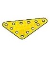 Plaque flex triang, 60 x 50 mm metal jaune