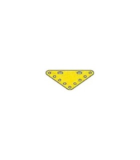 Plaque flex triang, 60 x 60 mm metal jaune