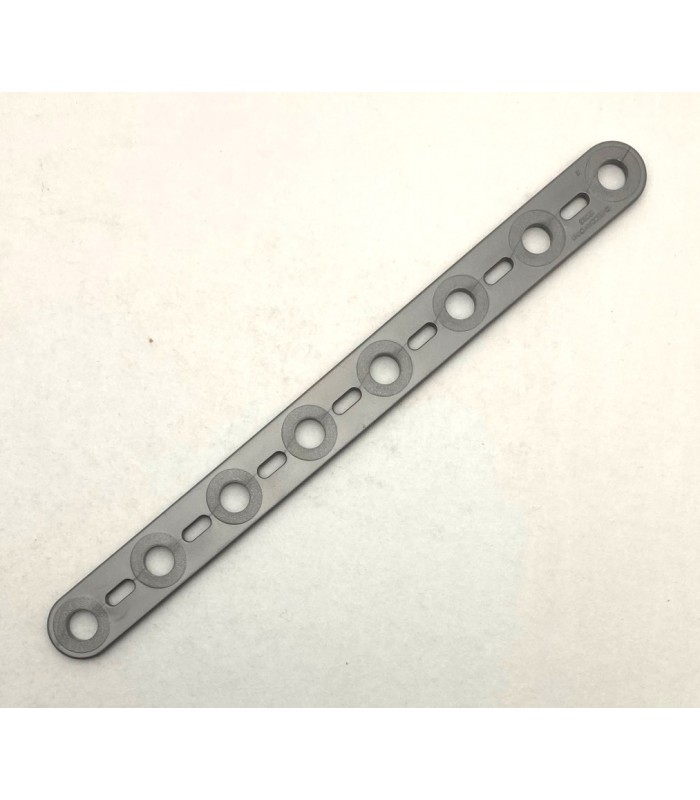 Mj Flat Strip 8 holes aluminum gray Mj Flat Strip 8 holes aluminum gray