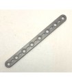 Mj Flat Strip 8 holes aluminum gray