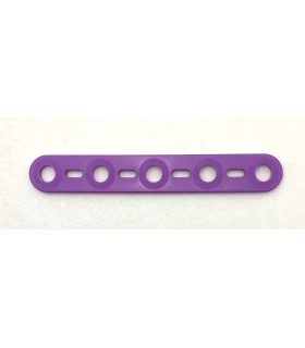 Mj flat strip 5 holes light purple
