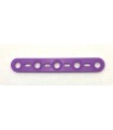 Mj flat strip 5 holes light purple