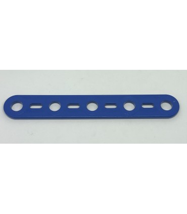 Mj flat strip 5 holes dark blue
