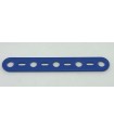 Mj flat strip 5 holes dark blue