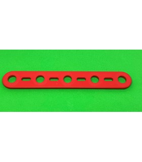 Mj flat strip 5 holes red