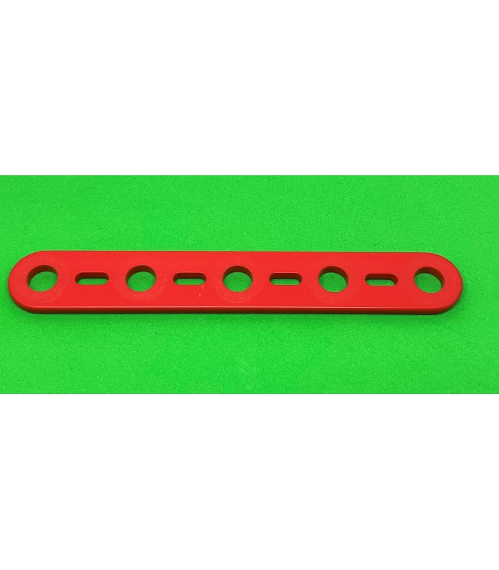 Mj flat strip 5 holes red Mj flat strip 5 holes red