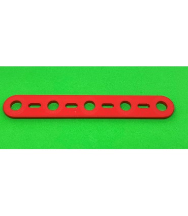 Mj flat strip 5 holes red