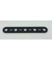 Mj flat strip 5 holes black