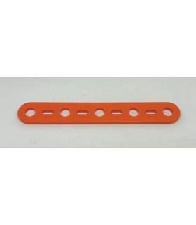 Mj flat strip 5 holes orange