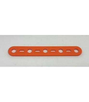 Mj flat strip 5 holes orange