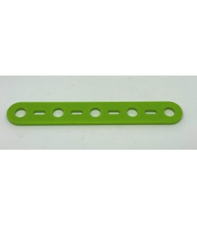 Mj flat strip 5 holes green