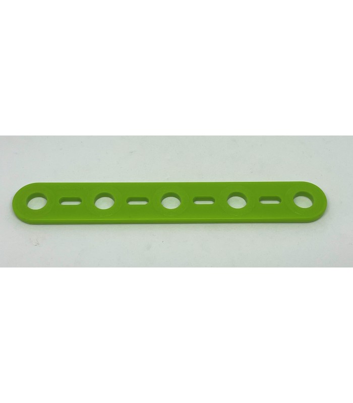 Mj flat strip 5 holes green Mj flat strip 5 holes green