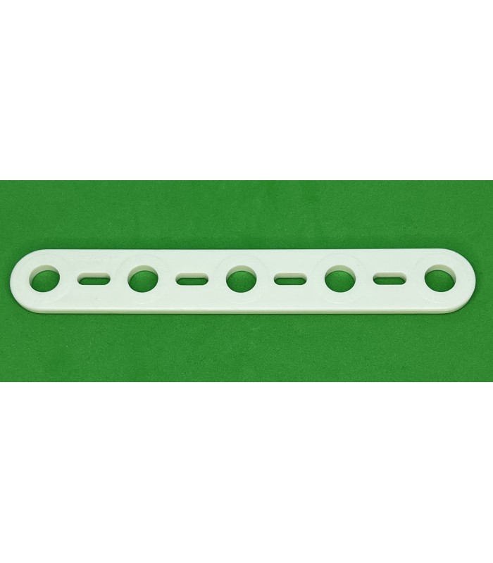 Mj flat strip 5 holes white Mj flat strip 5 holes white