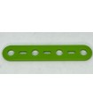 Mj flat strip 4 holes green