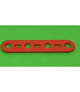 Mj flat strip 4 holes red