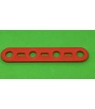 Mj flat strip 4 holes red