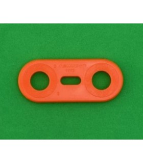 Mj flat strip 2 holes apricot orange