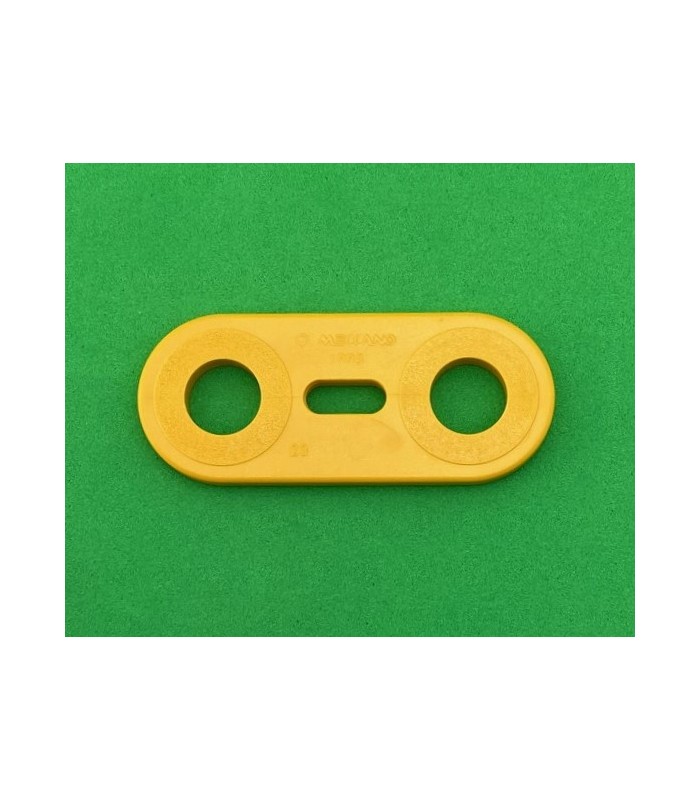 Mj flat strip 2 holes curry yellow